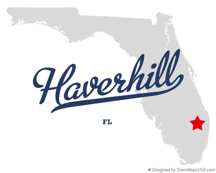 Map of Haverhill Florida FL