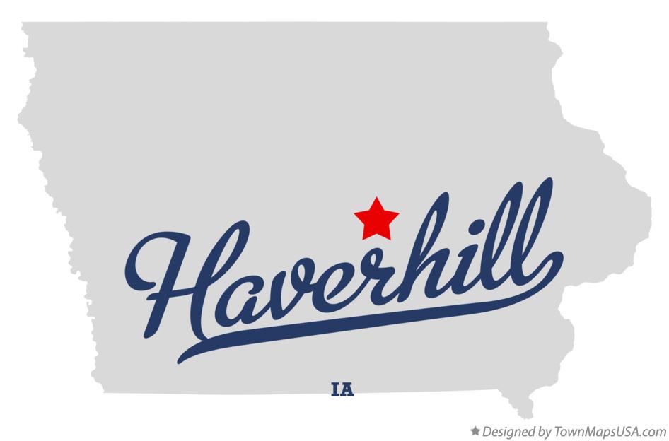 Map of Haverhill Iowa IA