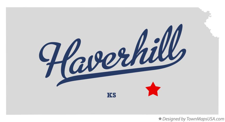 Map of Haverhill Kansas KS