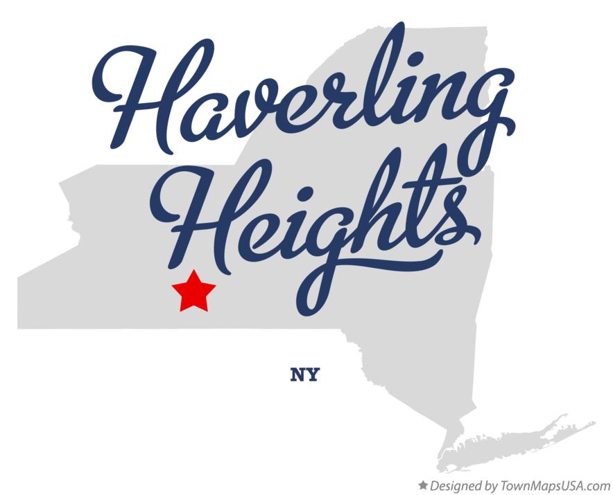 Map of Haverling Heights New York NY