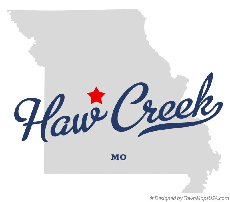 Map of Haw Creek Missouri MO