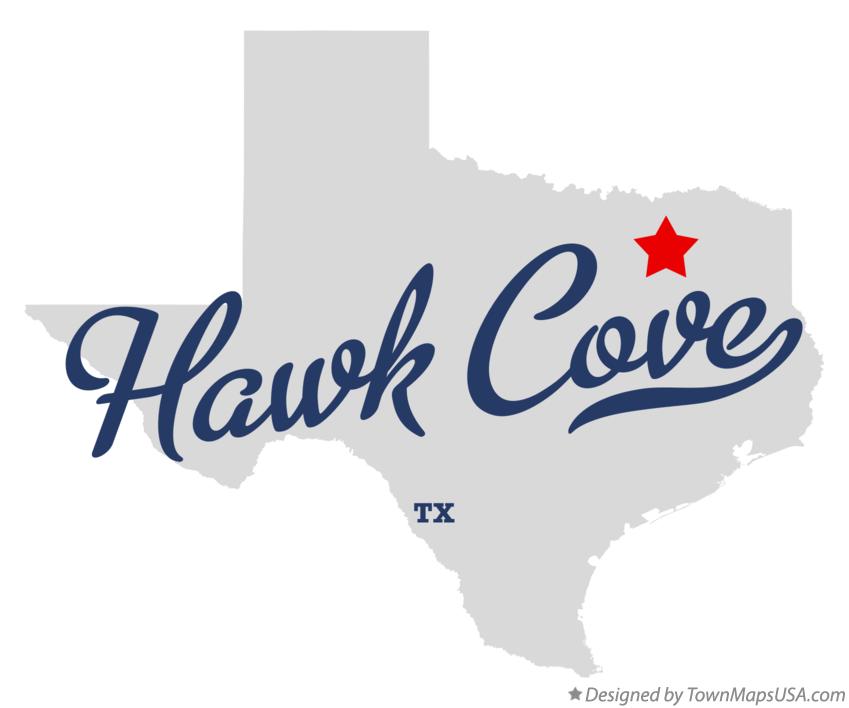Map of Hawk Cove Texas TX