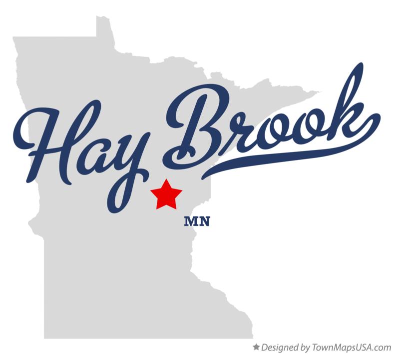 Map of Hay Brook Minnesota MN