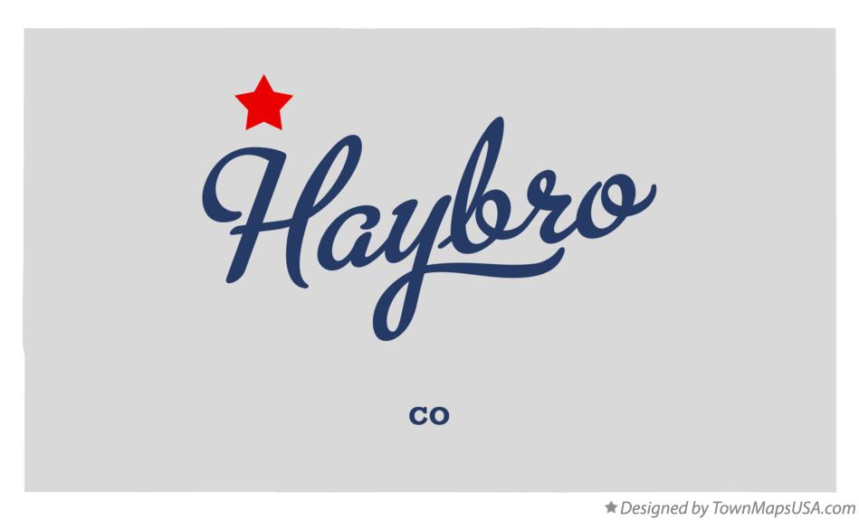 Map of Haybro Colorado CO