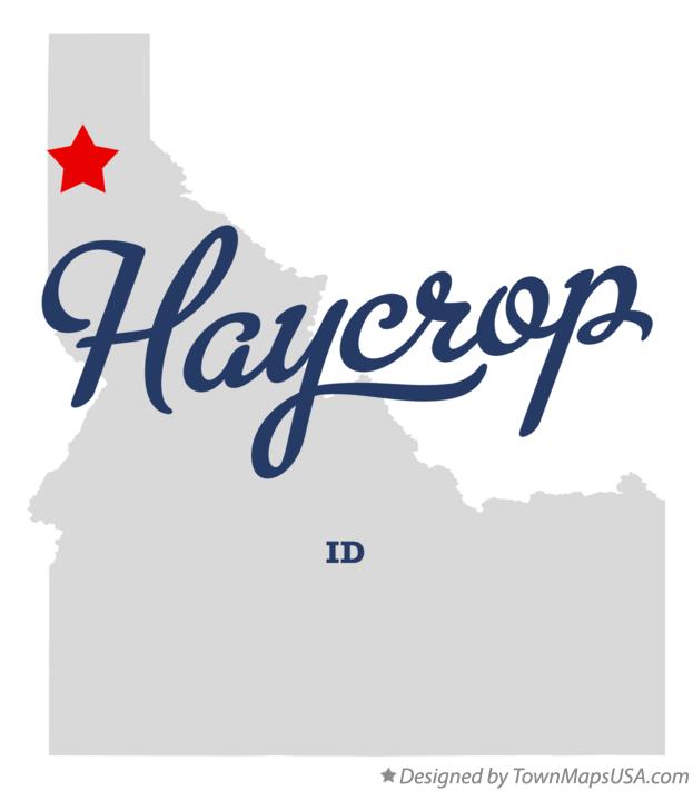 Map of Haycrop Idaho ID