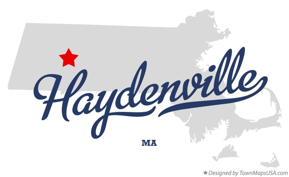 Map of Haydenville Massachusetts MA