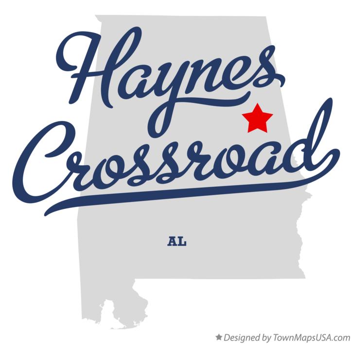 Map of Haynes Crossroad Alabama AL