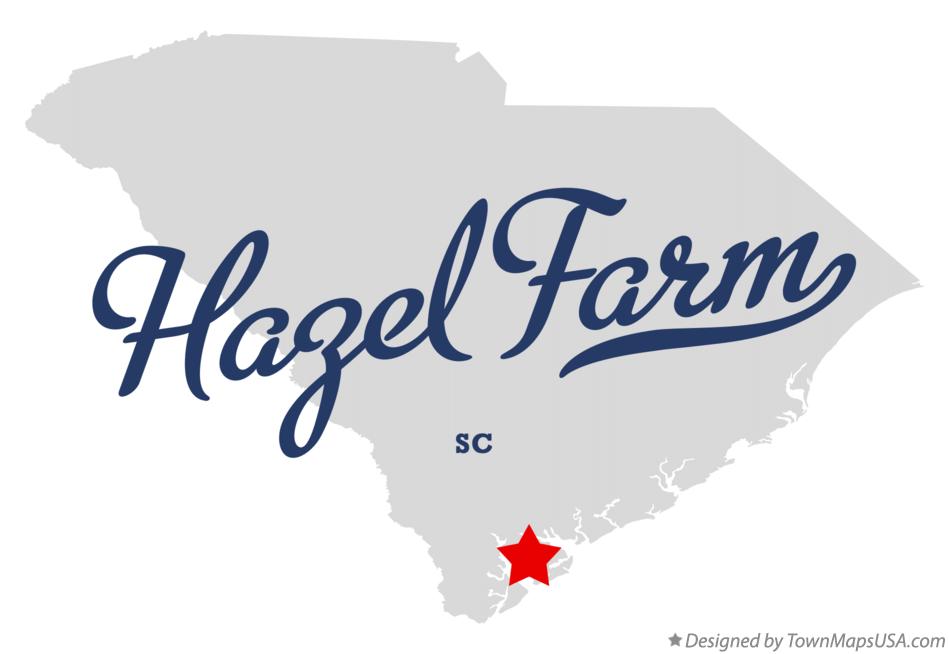 Map of Hazel Farm South Carolina SC