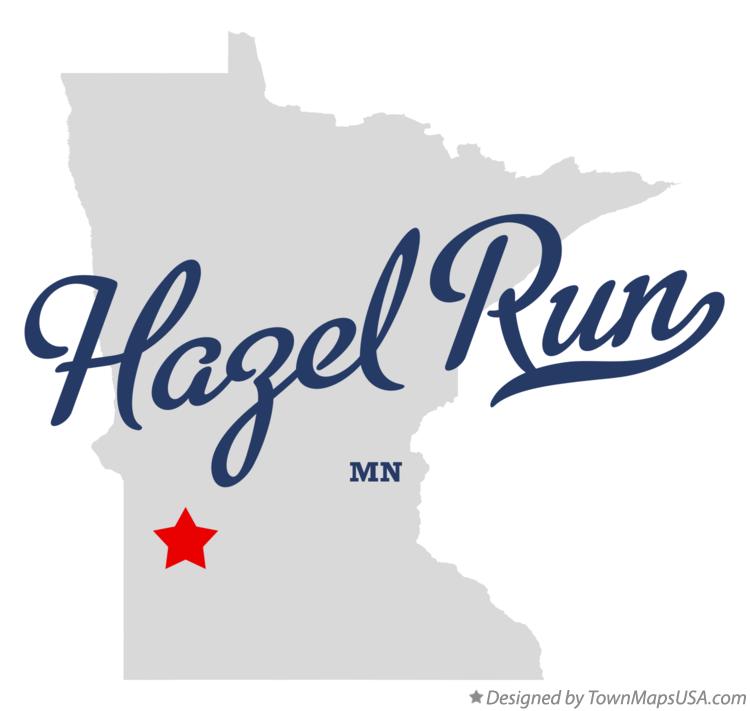 Map of Hazel Run Minnesota MN