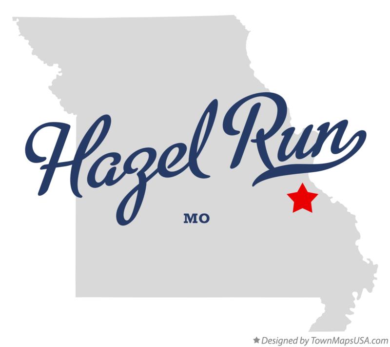 Map of Hazel Run Missouri MO