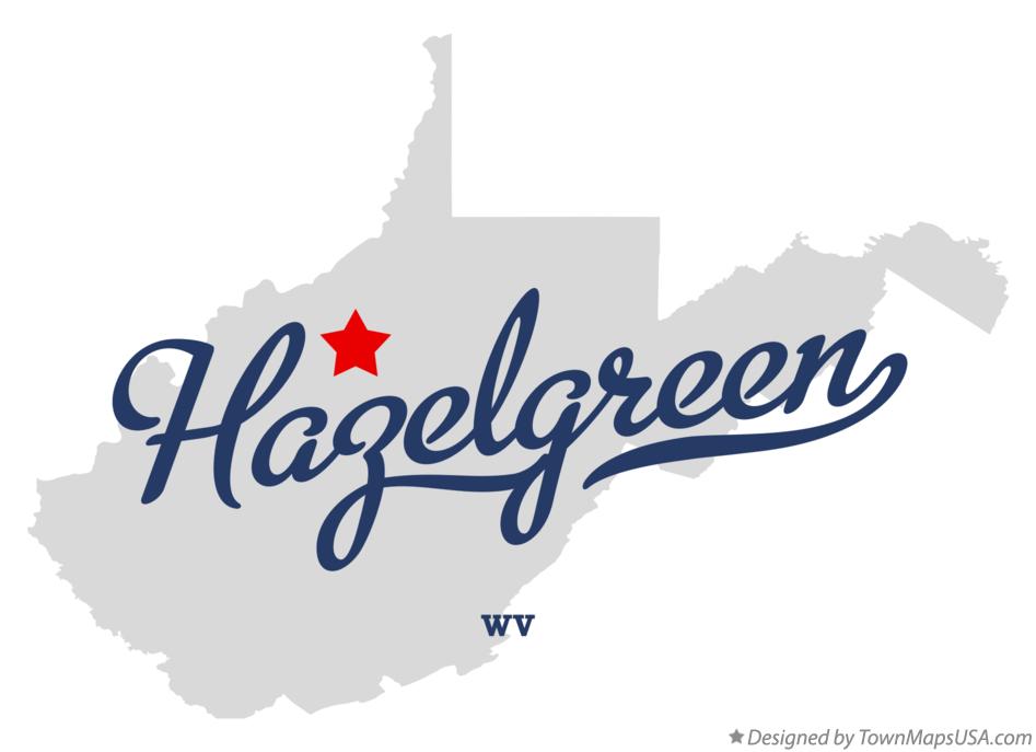 Map of Hazelgreen West Virginia WV