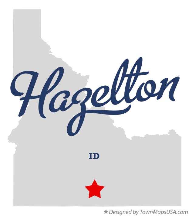 Map of Hazelton Idaho ID