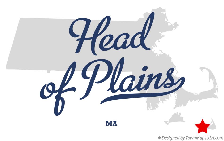 Map of Head of Plains Massachusetts MA