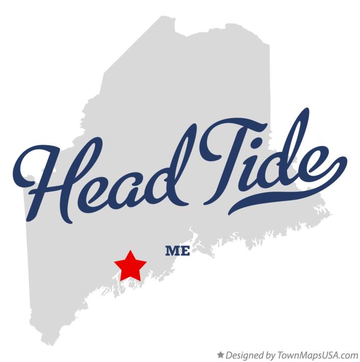 Map of Head Tide Maine ME