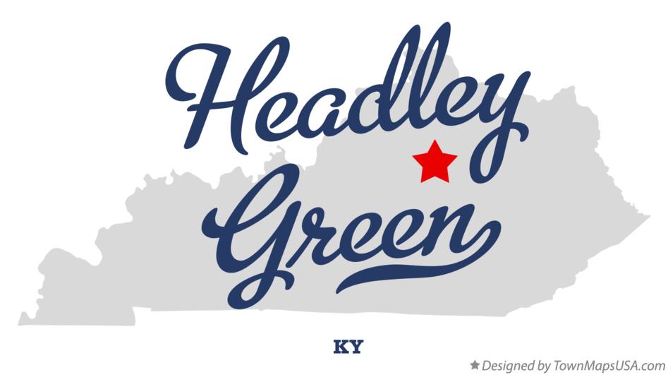 Map of Headley Green Kentucky KY