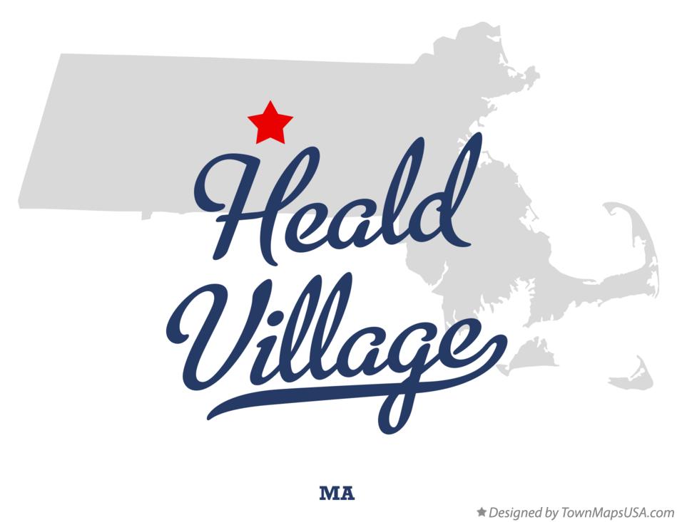 Map of Heald Village Massachusetts MA