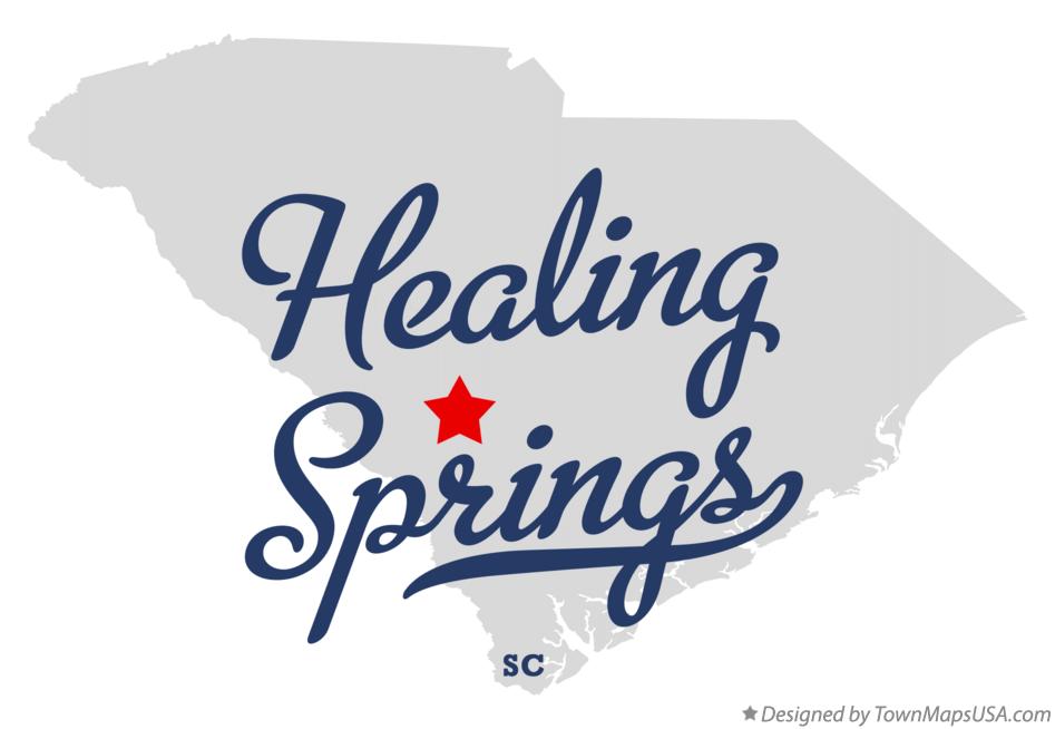 Map of Healing Springs South Carolina SC