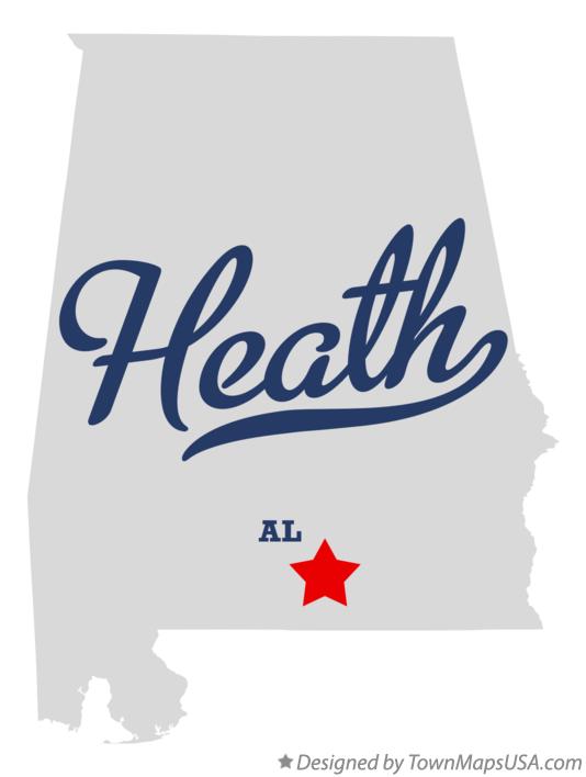 Map of Heath Alabama AL