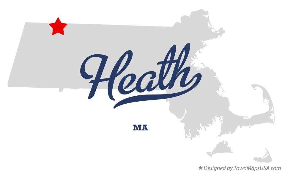 Map of Heath Massachusetts MA