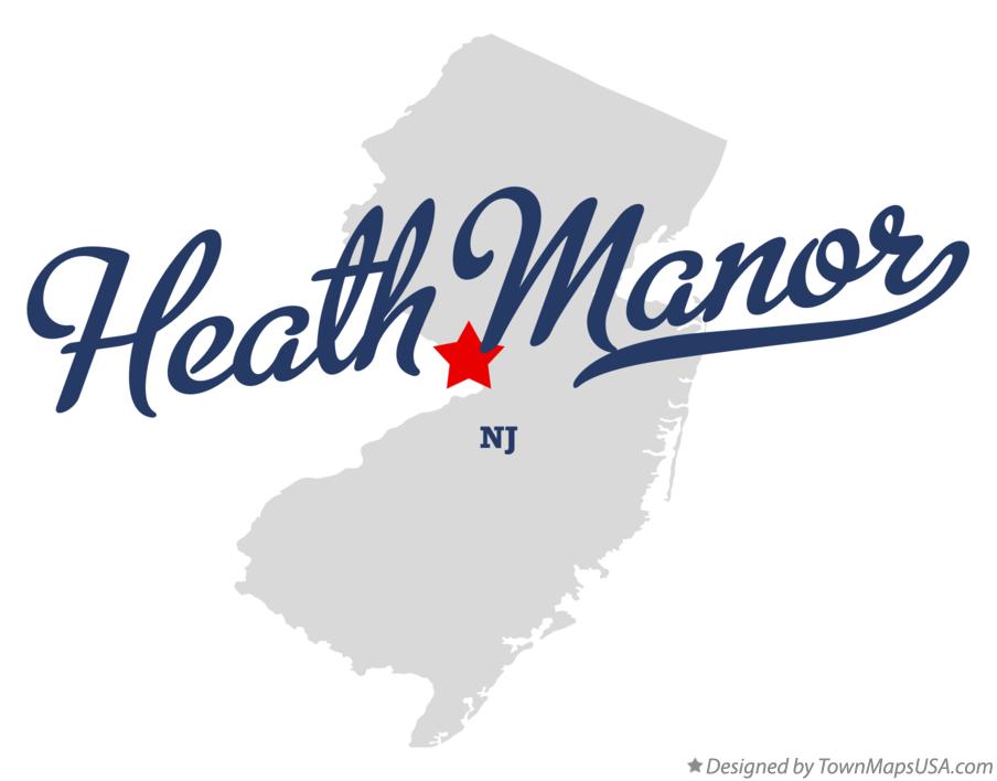 Map of Heath Manor New Jersey NJ