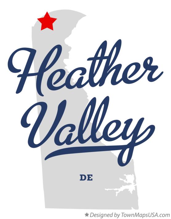 Map of Heather Valley Delaware DE