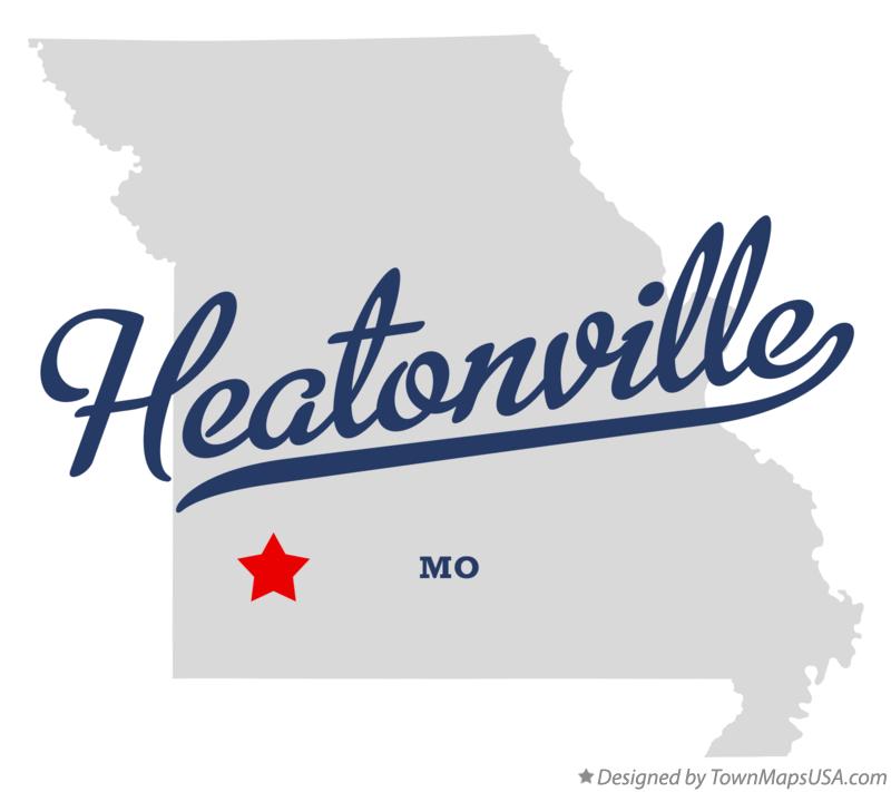 Map of Heatonville Missouri MO