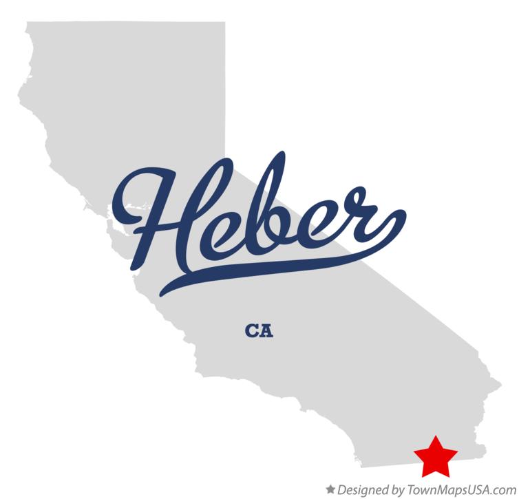 Map of Heber California CA