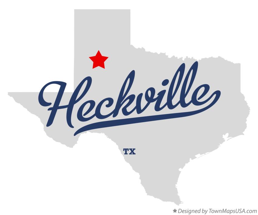 Map of Heckville Texas TX