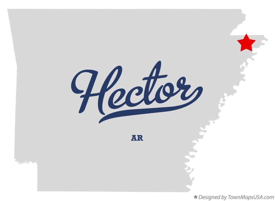 Map of Hector Arkansas AR
