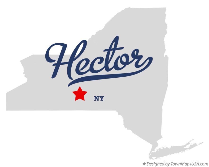 Map of Hector New York NY