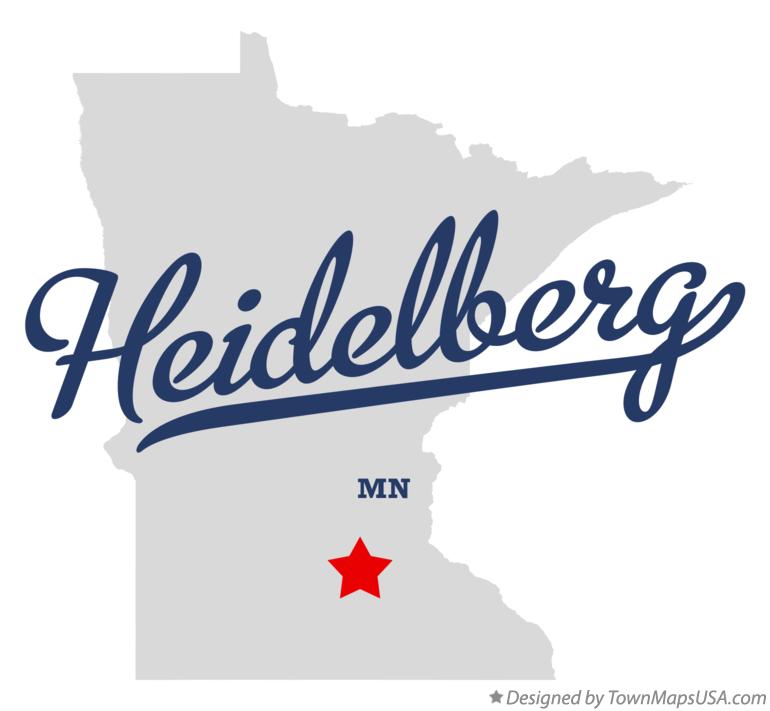 Map of Heidelberg Minnesota MN