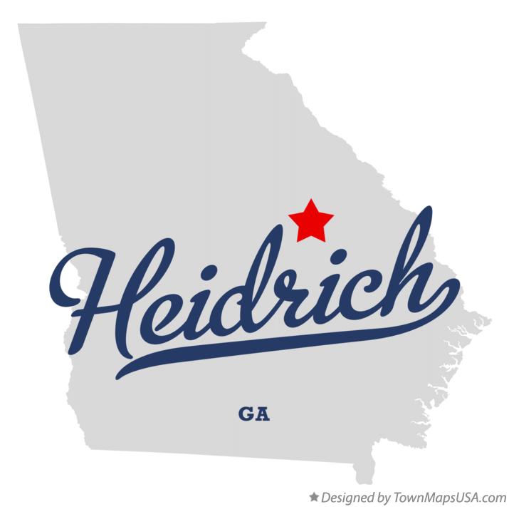 Map of Heidrich Georgia GA