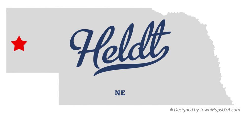 Map of Heldt Nebraska NE