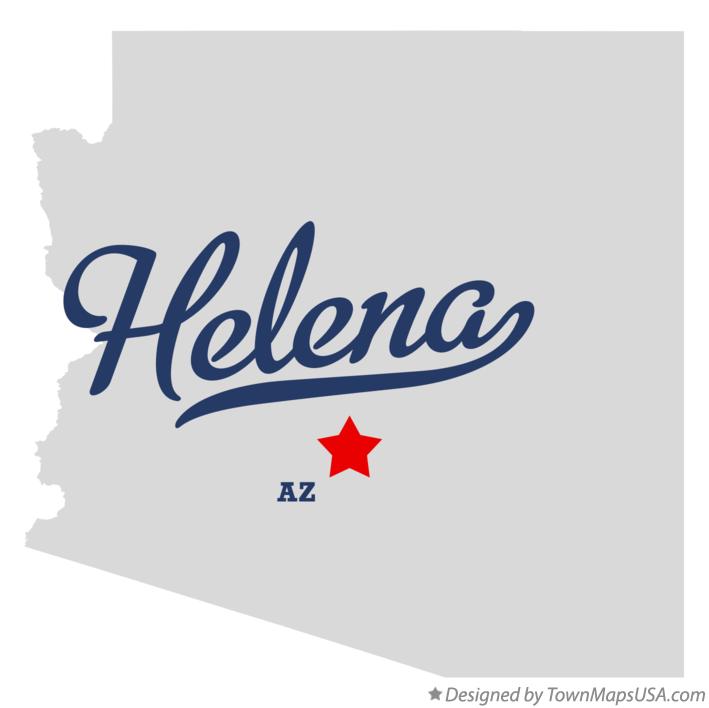 Map of Helena Arizona AZ