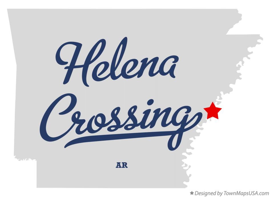 Map of Helena Crossing Arkansas AR