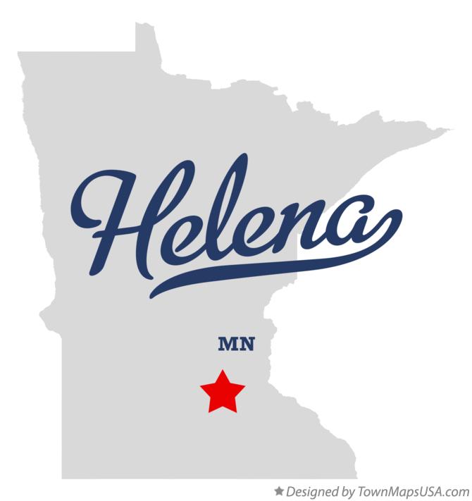 Map of Helena Minnesota MN