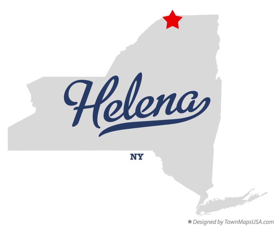 Map of Helena New York NY