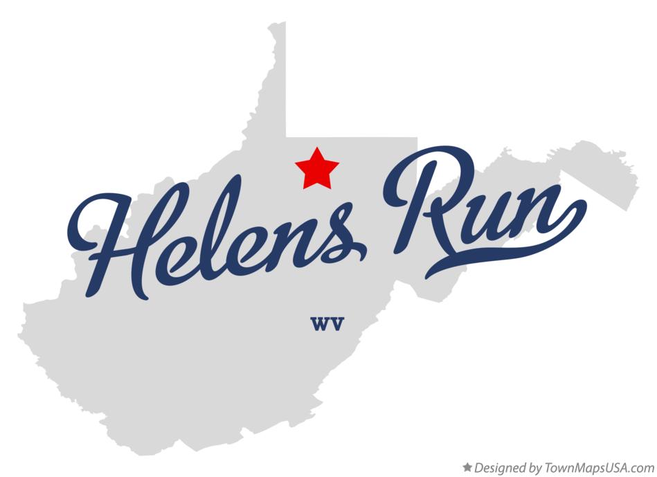 Map of Helens Run West Virginia WV