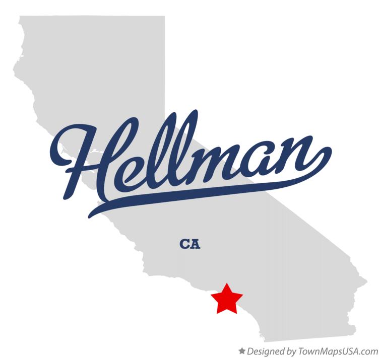 Map of Hellman California CA
