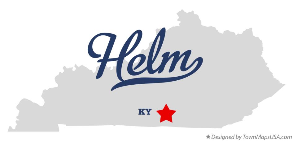 Map of Helm Kentucky KY