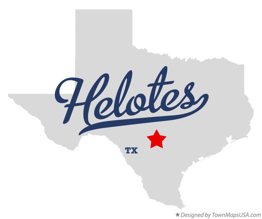 Map of Helotes Texas TX