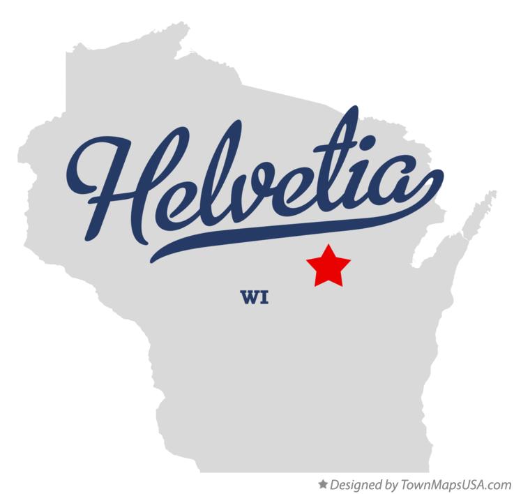 Map of Helvetia Wisconsin WI
