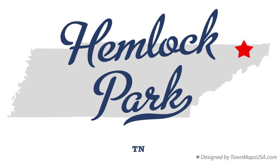 Map of Hemlock Park Tennessee TN