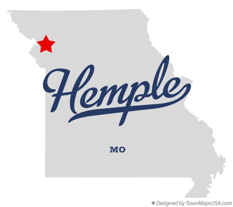 Map of Hemple Missouri MO