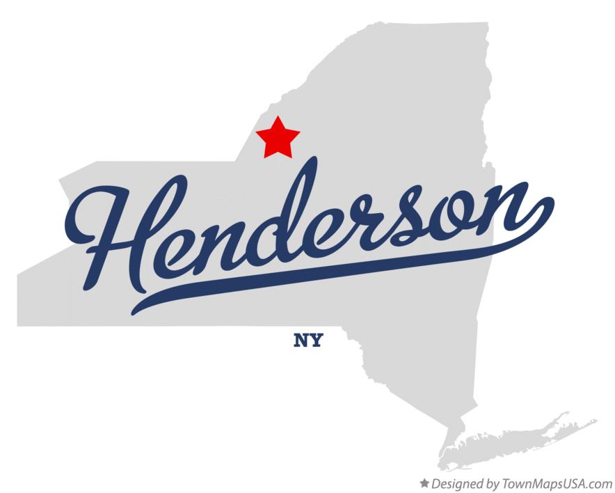 Map of Henderson New York NY