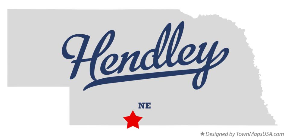 Map of Hendley Nebraska NE