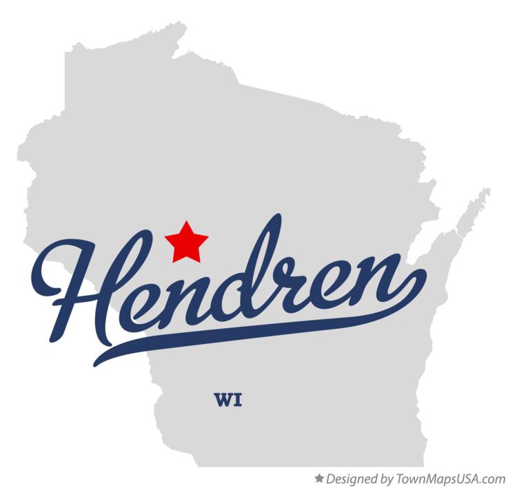 Map of Hendren Wisconsin WI