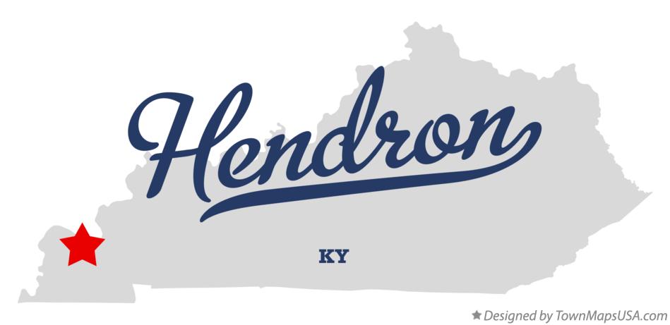 Map of Hendron Kentucky KY