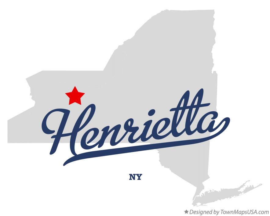Map of Henrietta New York NY