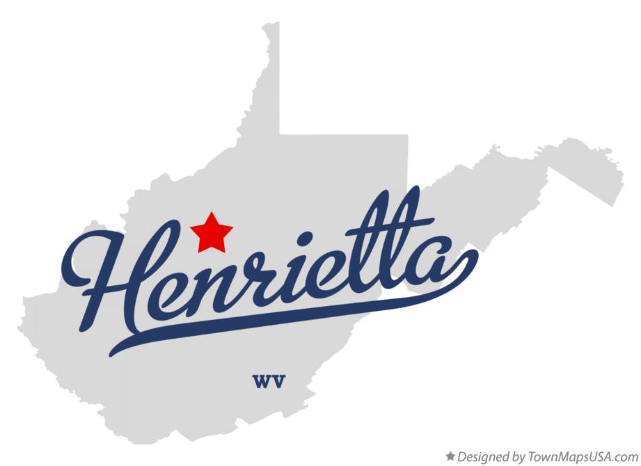 Map of Henrietta West Virginia WV